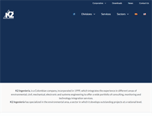 Tablet Screenshot of k2ingenieria.com